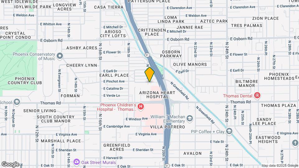 1903 E Pinchot Ave Map and Location Details