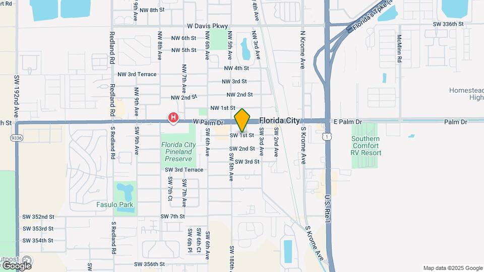 413 SW 1st St Map and Location Details