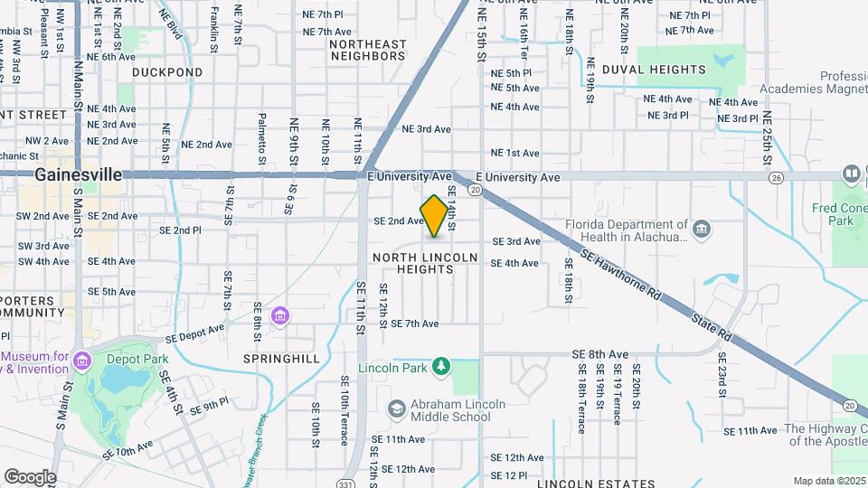 1315 SE 3rd Ave Map and Location Details