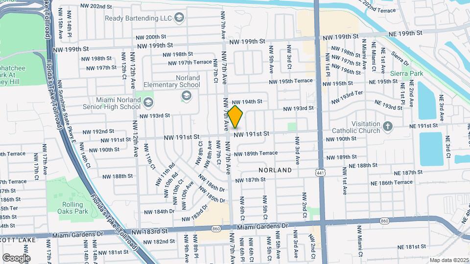 661 NW 191st St Map and Location Details