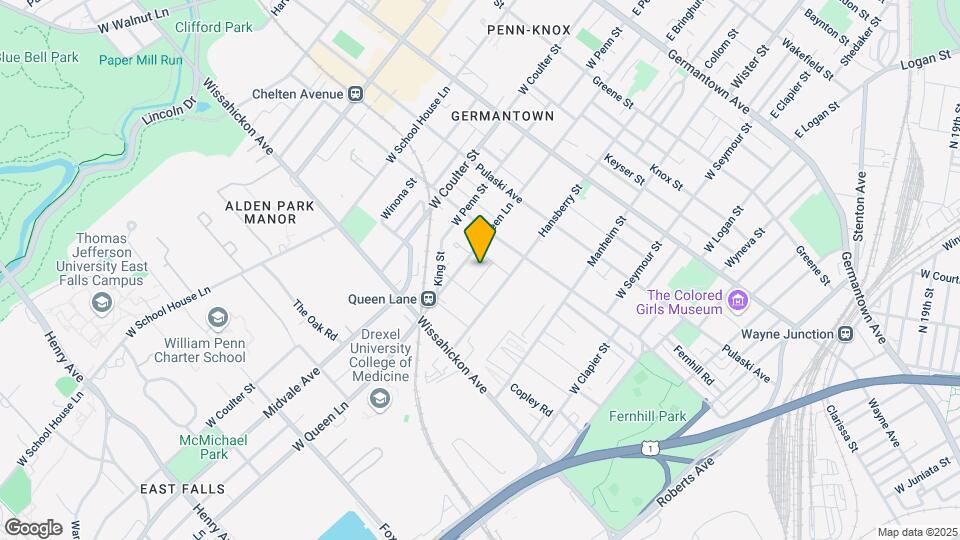 437 W Bringhurst St, Unit 1st Floor Mapa y Detalles de la Ubicación