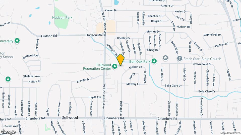 1623 Dellridge Ct Map and Location Details