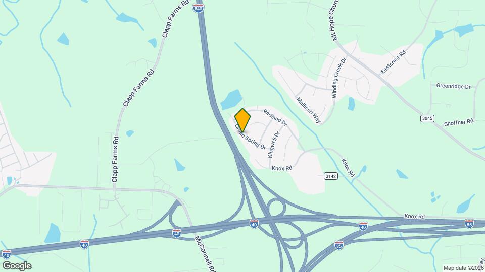 4825 Green Spring Dr Mapa y Detalles de la Ubicación