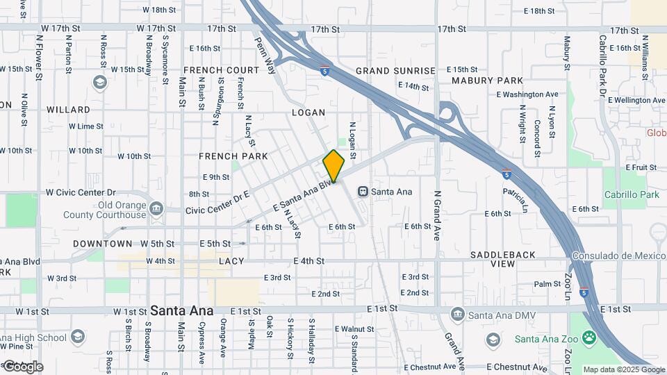 665 Poinsettia St N Map and Location Details