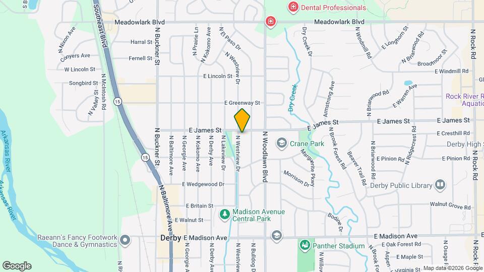 1028 N Westview Dr Map and Location Details