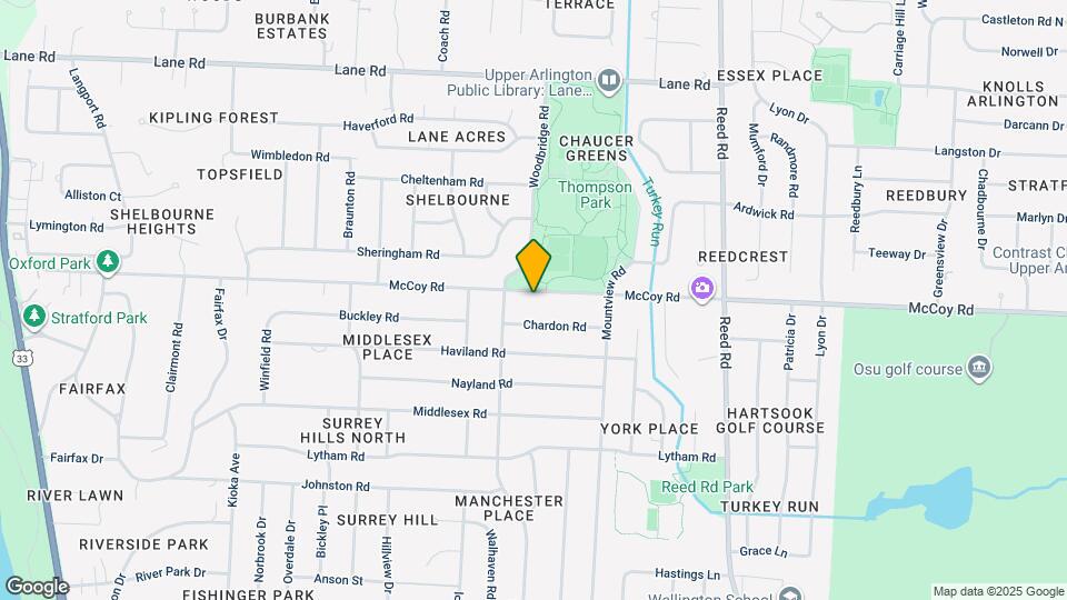 2095 McCoy Rd Map and Location Details