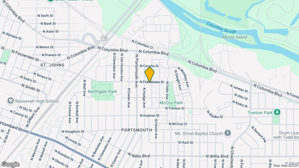 5102-5108 N Fessenden Map and Location Details