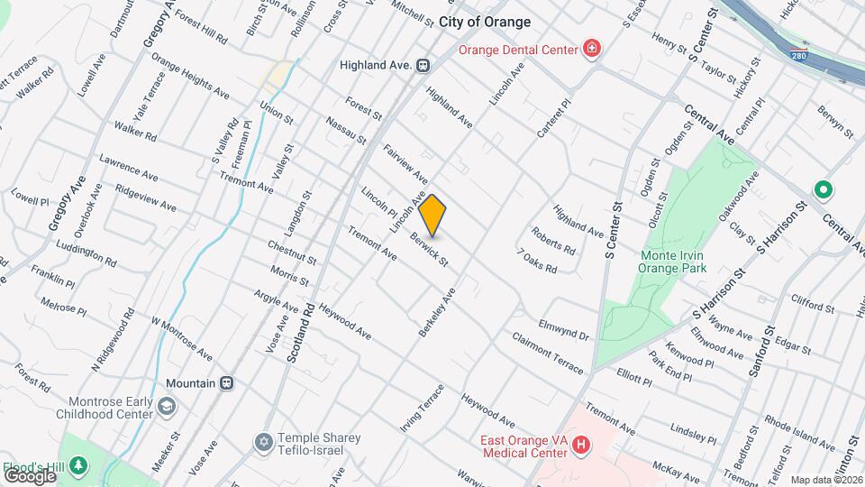 395 Berwick St Apartments and Nearby Orange Apartments For Rent