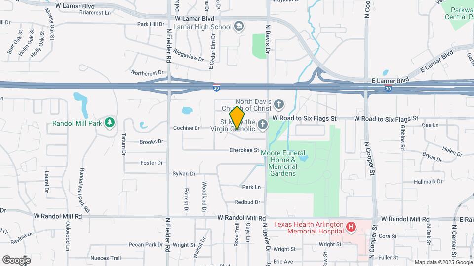 1311 Cochise Dr Map and Location Details