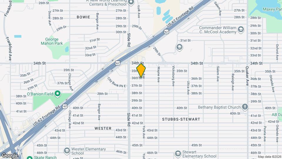5105 36th St Map and Location Details