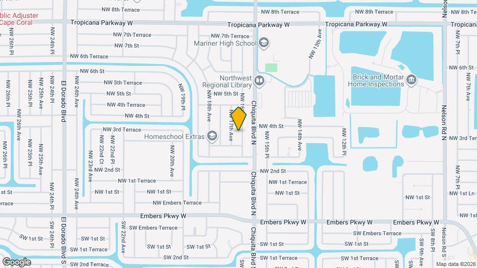 314 NW 16th Pl Map and Location Details