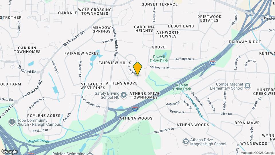 5013 Lundy Dr Map and Location Details