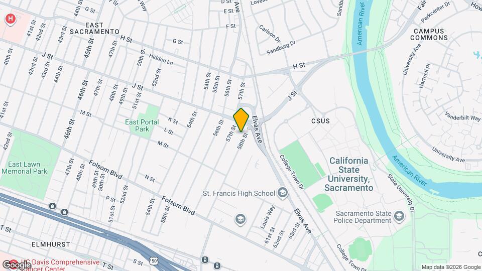 1040 58th St Map and Location Details