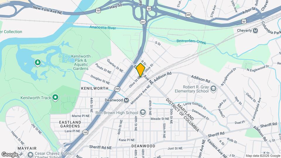 1615 Olive St NE Map and Location Details