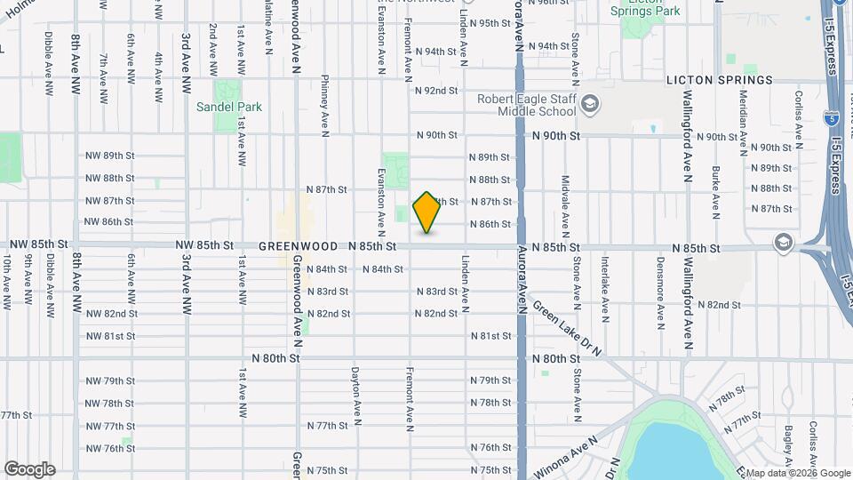 718 N 85th St Map and Location Details