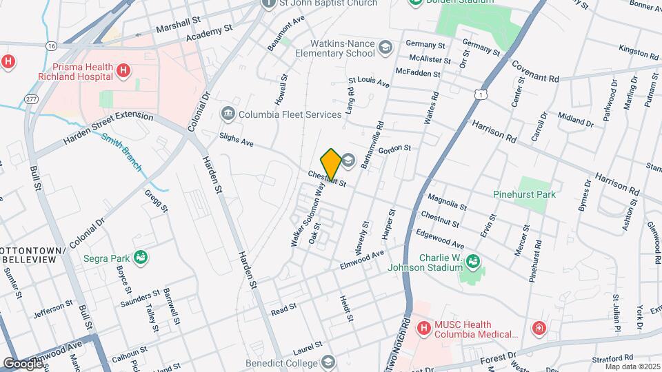 2120 Chestnut St Map and Location Details