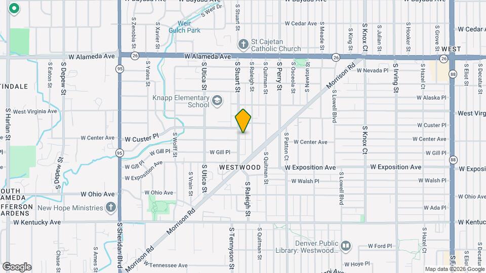 584-586 S Stuart St Map and Location Details