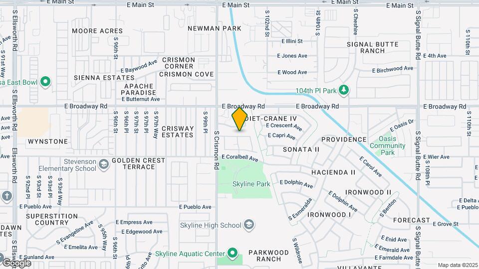 10060 E Capri Ave Mapa y Detalles de la Ubicación