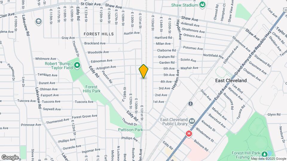 891 E 131st St Map and Location Details