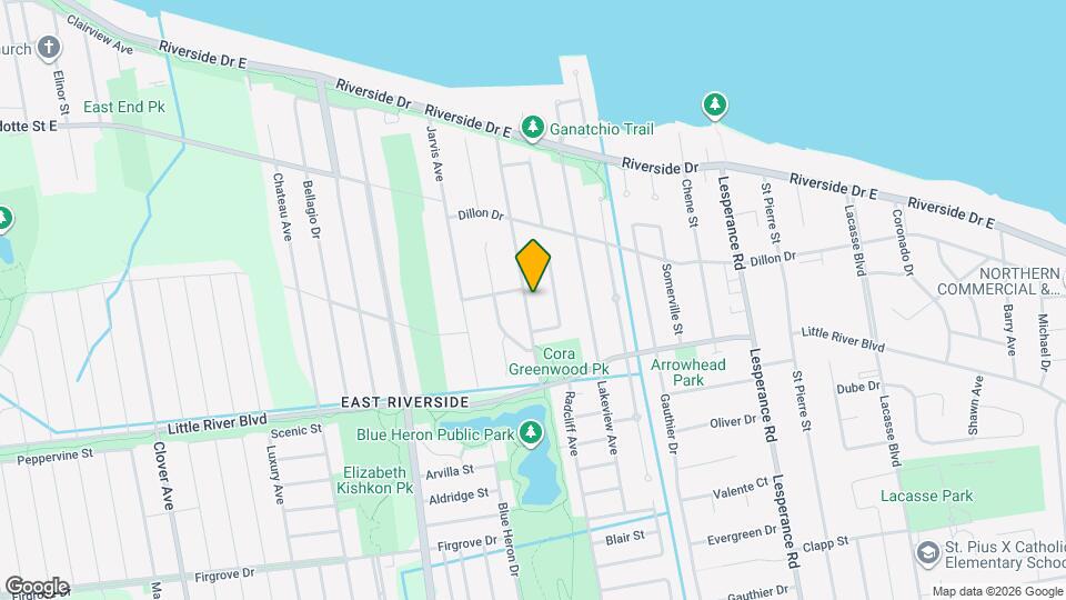 1054 Cora Greenwood Dr Map and Location Details