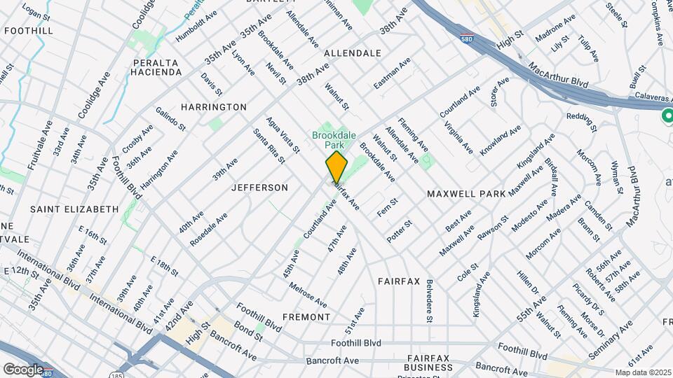 4525 Fairfax Ave Mapa y Detalles de la Ubicación