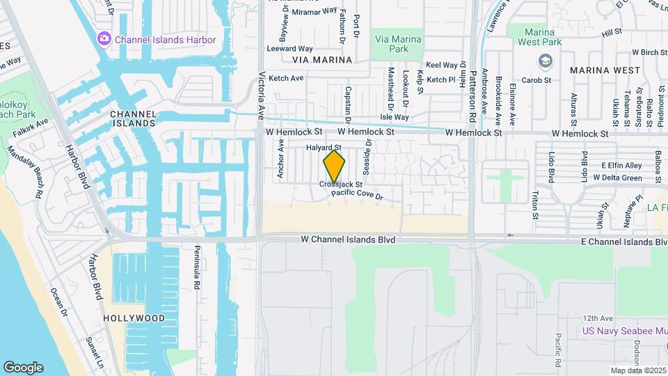 637 Pacific Cove Dr Map and Location Details