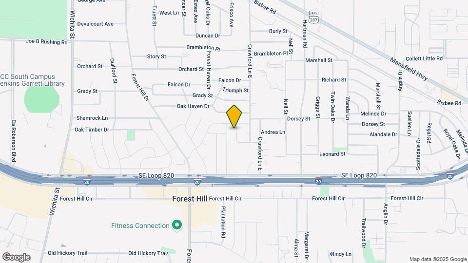6408 Donna Ln Map and Location Details