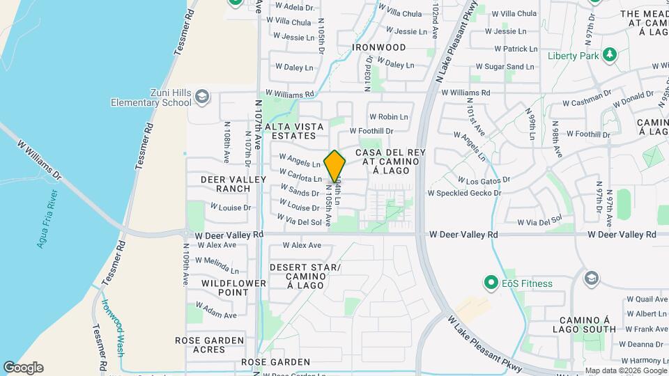 22110 N 104th Ln Mapa y Detalles de la Ubicación