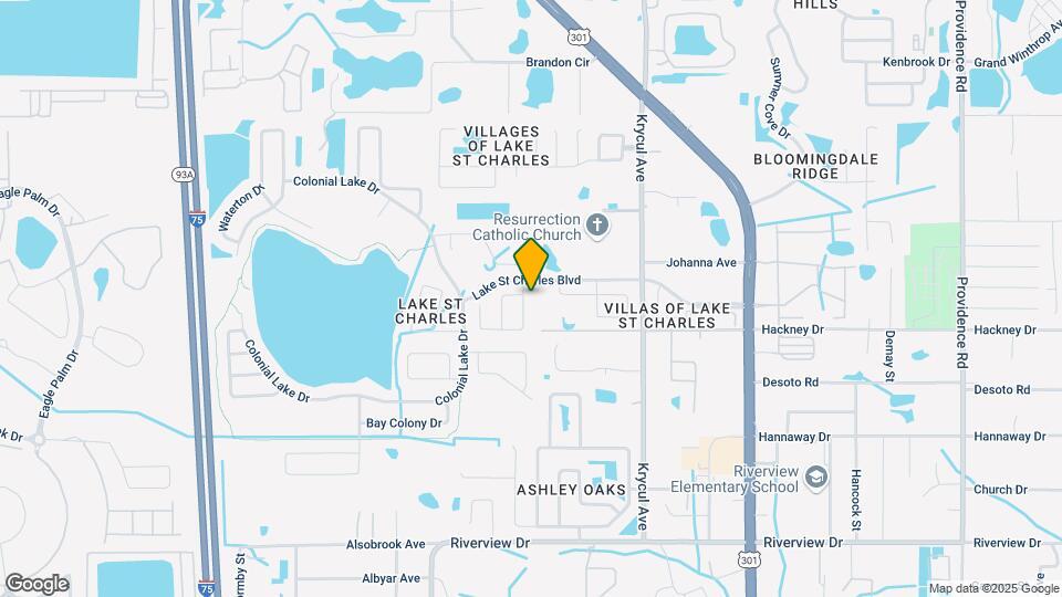 6908 Jamestown Manor Dr Map and Location Details