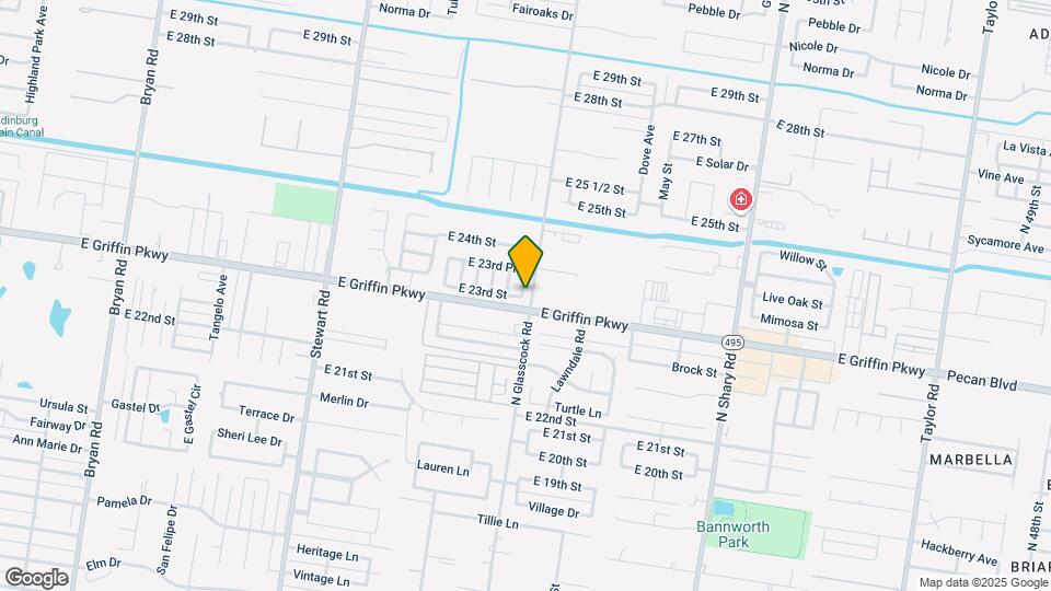 2302 Zinnia St Map and Location Details