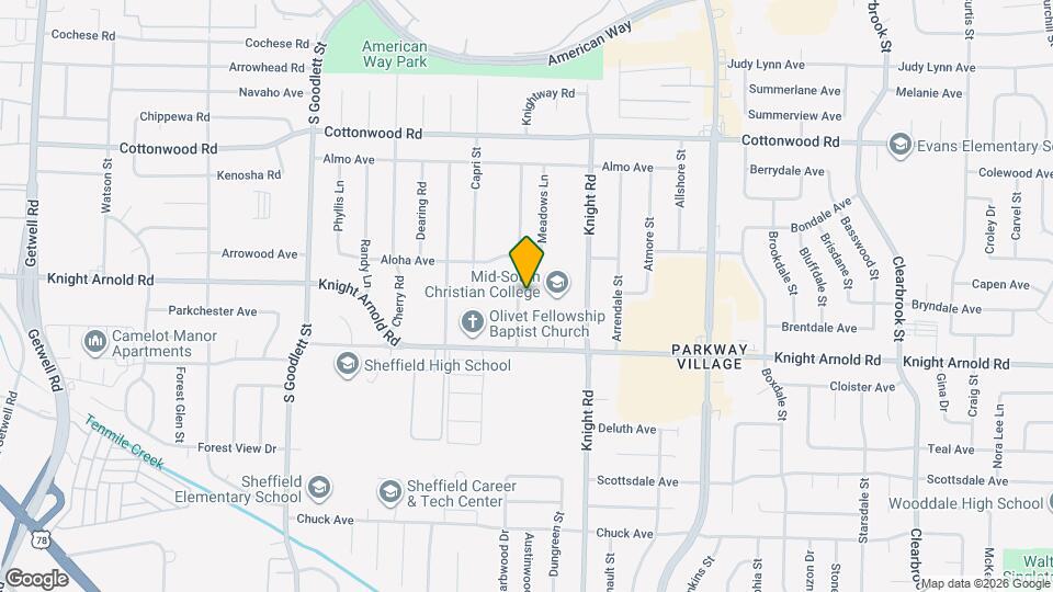 3098 Knightway Rd Map and Location Details