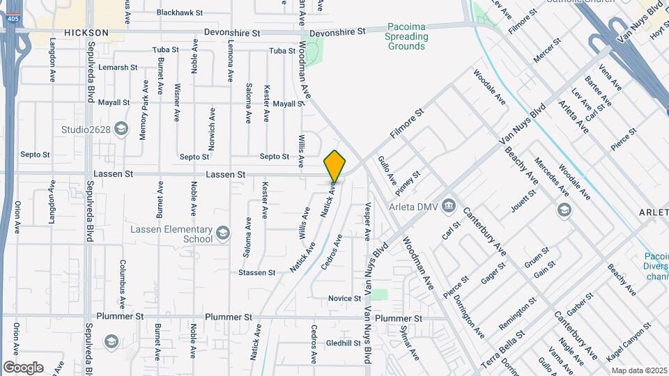 9840 Natick Ave Map and Location Details