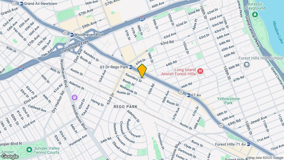 6441 Saunders St Map and Location Details