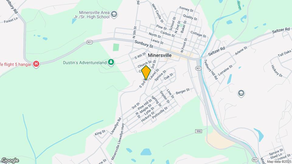 416 Laurel St Map and Location Details