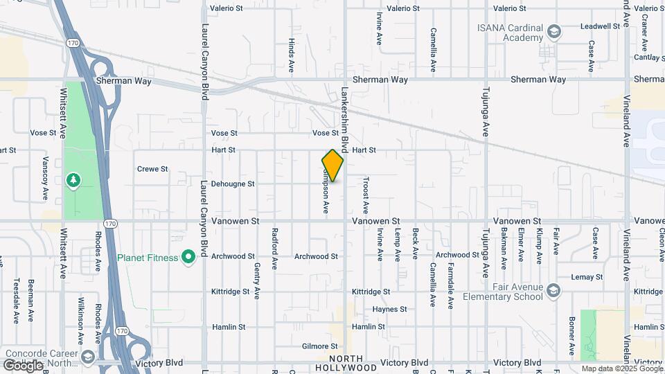 6862 Simpson Ave Map and Location Details