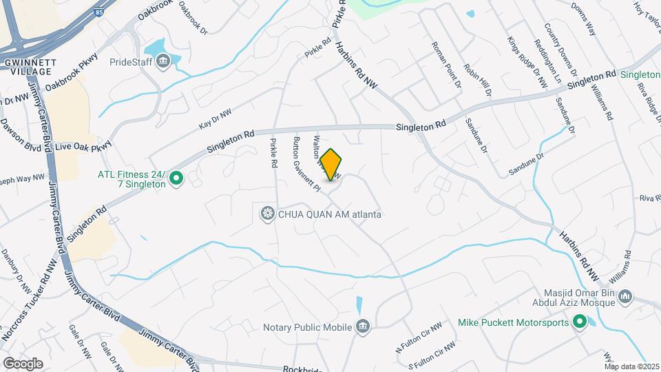 1411 Marcelle Heights Pl NW Map and Location Details