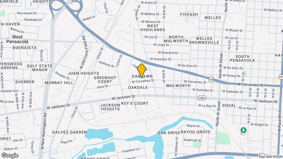 3804 W Cervantes St Map and Location Details