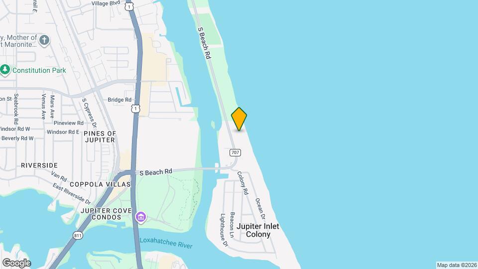 350 S Beach Rd Map and Location Details