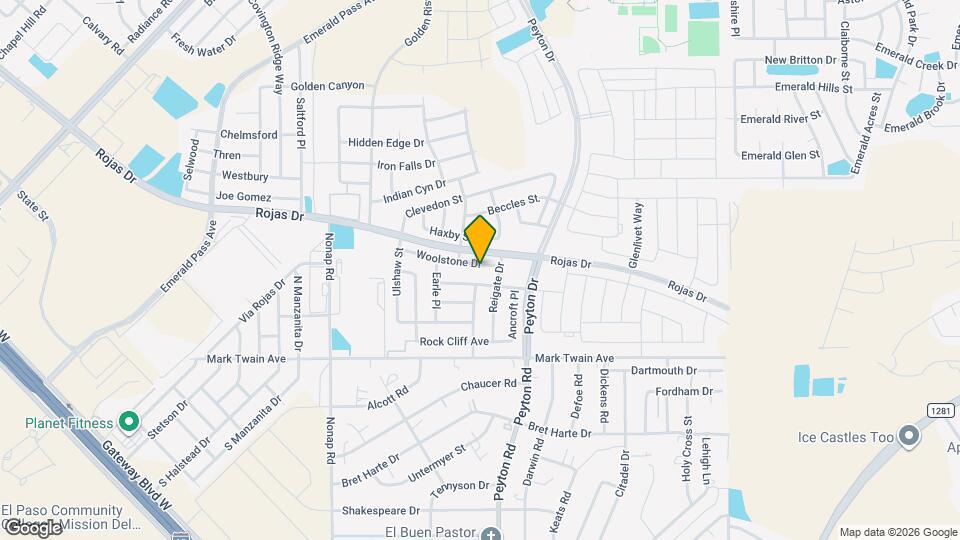 12874 Woolstone Dr Map and Location Details