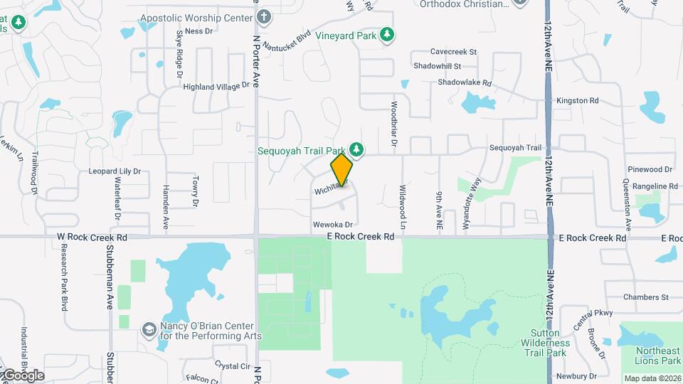343 Woodcrest Dr. Map and Location Details