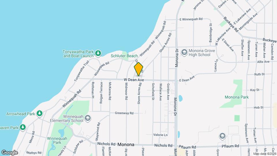 501 W Dean Ave Map and Location Details