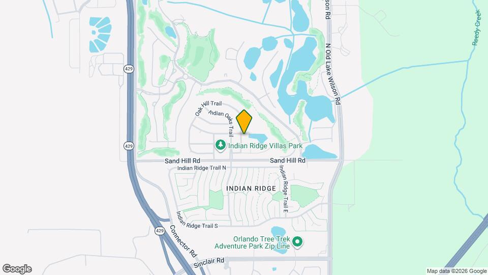 1515 Oak Hill Trail Map and Location Details