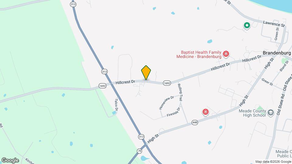 807 Hillcrest Dr Mapa y Detalles de la Ubicación