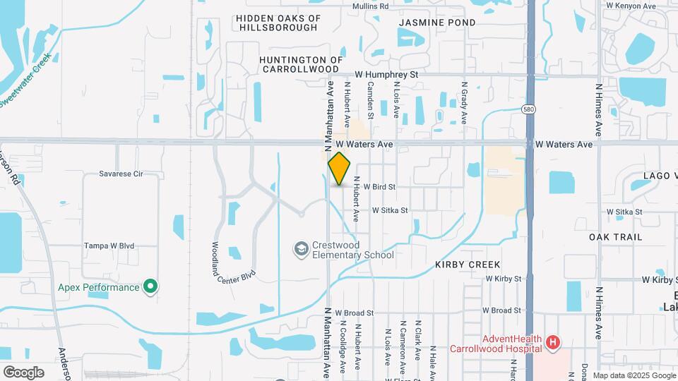 8118 N Coolidge Ave Map and Location Details