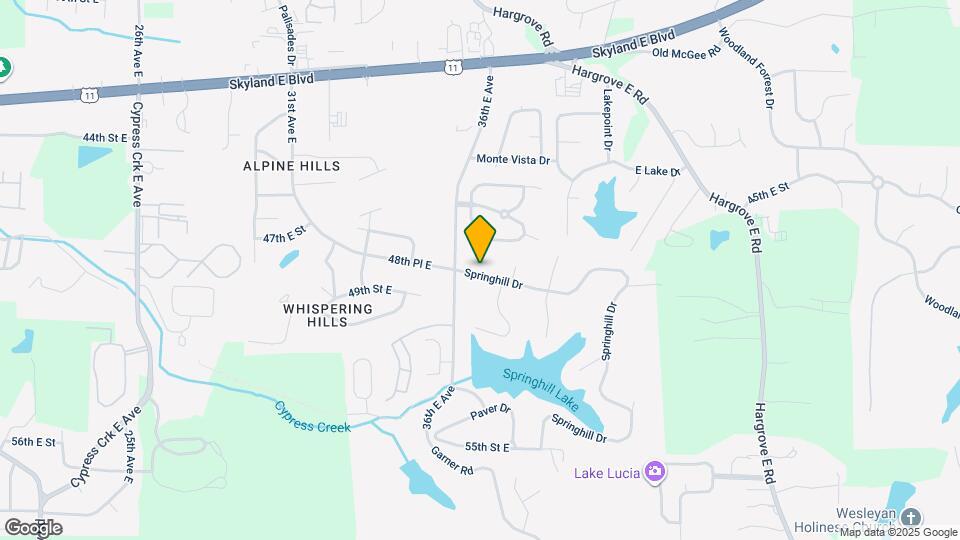 3624 Springhill Dr Map and Location Details