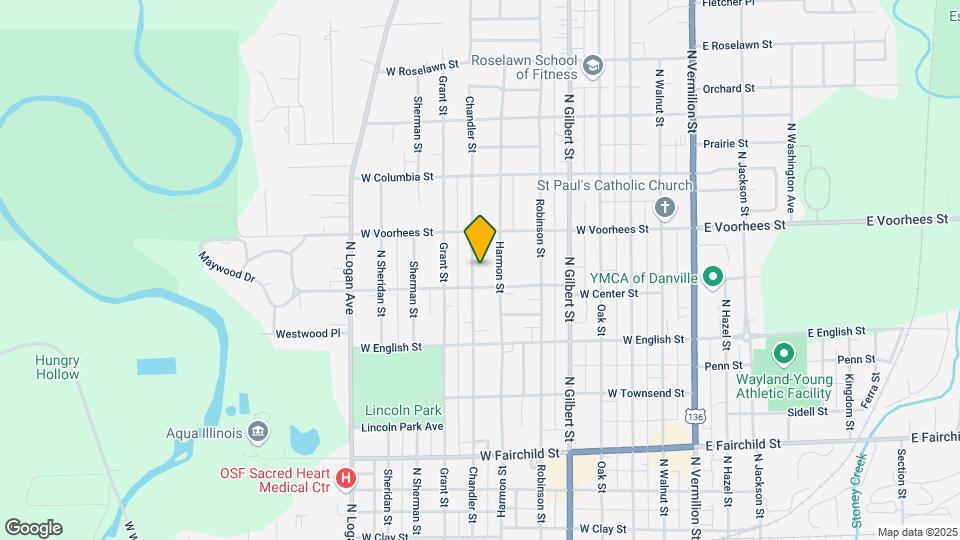 1207 Chandler St Map and Location Details