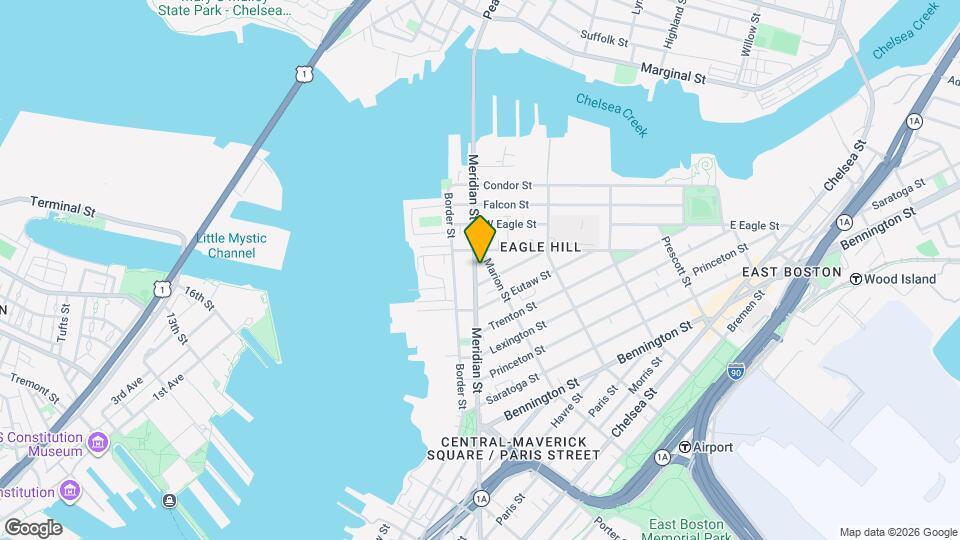 391 Meridian St Map and Location Details