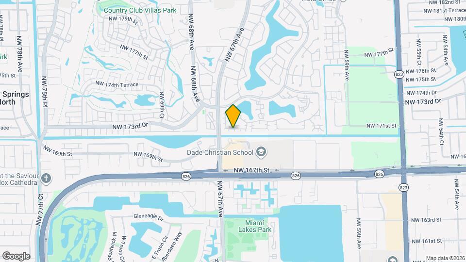 6538 NW 170th Terrace Map and Location Details