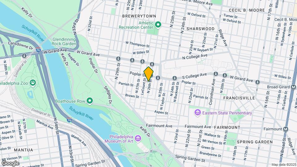 856 N 26th St Map and Location Details