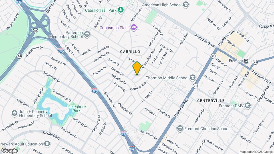 4564 San Juan Ave Map and Location Details